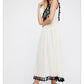 Bohemian Embroidered Floral-Fringe Sleeveless Vest Dress