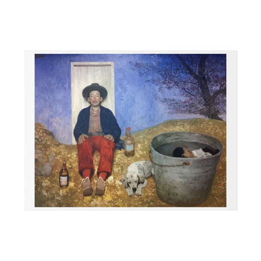How the West Was Won 'Designed by AI' Canvas Art Print