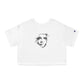 Psychedelic Face, Women's Cropped T-Shirt