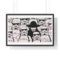 Mural Art: Stormtroopers and Vendetta Character (2017) from the Original, Framed Print