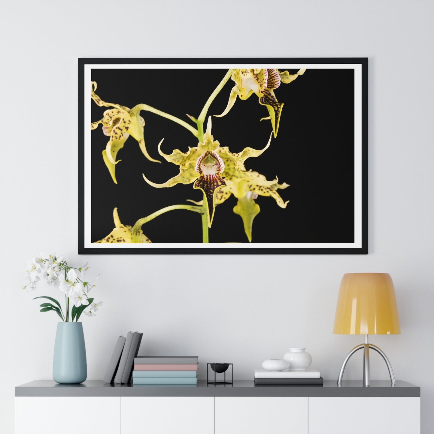 Dendrobium Alexandrae 'Fruits of Love' Orchid Essence, from the Original, Framed Print