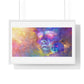 Faces of Ecstasy in Art 'Designed by AI, Framed Art Print