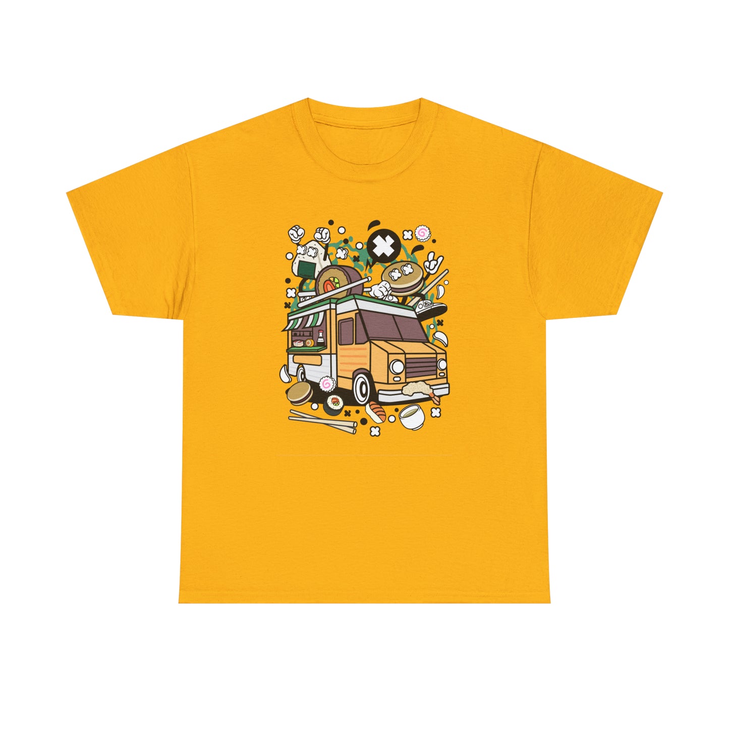 Japanese Food Van Cartoon T-Shirt