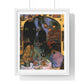 The Walls Have Eyes, Surrealist Art, Large Decor Framed Print