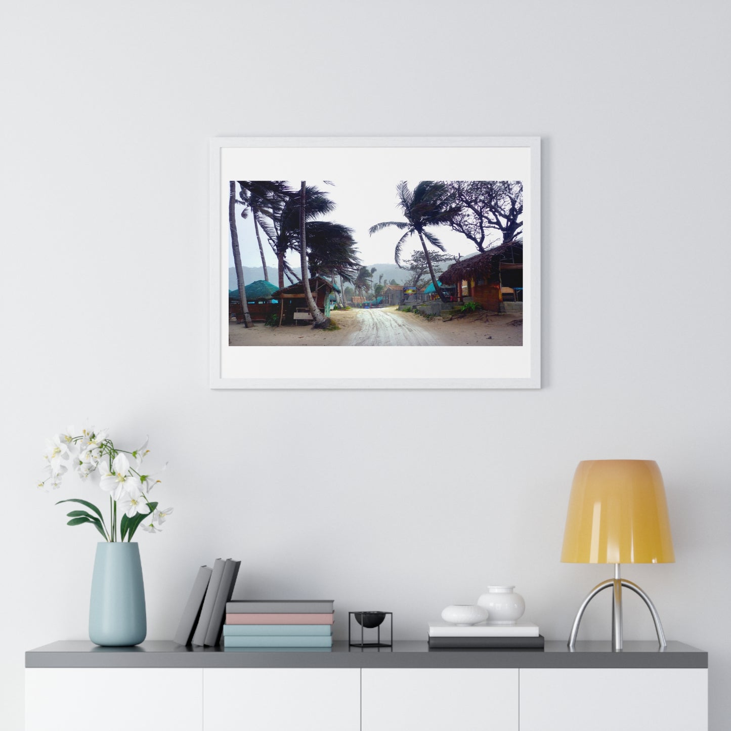 Approaching Storm, Philippines, Photographic Art, from the Original, Framed Print