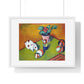 Little Walter's Toys (1912) by August Macke, from the Original, Framed Art Print