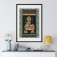 Bodhisattva and Two Gods, Vintage Japanese Painting by George Ashdown Audsley, from the Original, Framed Print