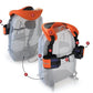 Hands-Free Child Shoulder Carrier with Ankle Straps, Cushioned Hip Seat, Nylon Child Strap Rider, Travel Back Frame Saddle