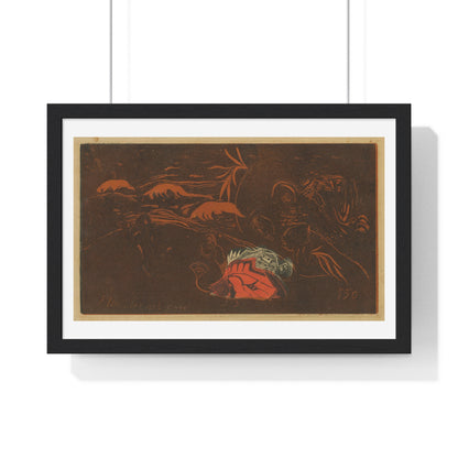 The Universe is Created (circa 1894) by Paul Gauguin and Louis Roy, Framed Art Print