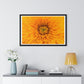 Vibrant Yellow Flower Relaxing Large Wall Art, Framed Print