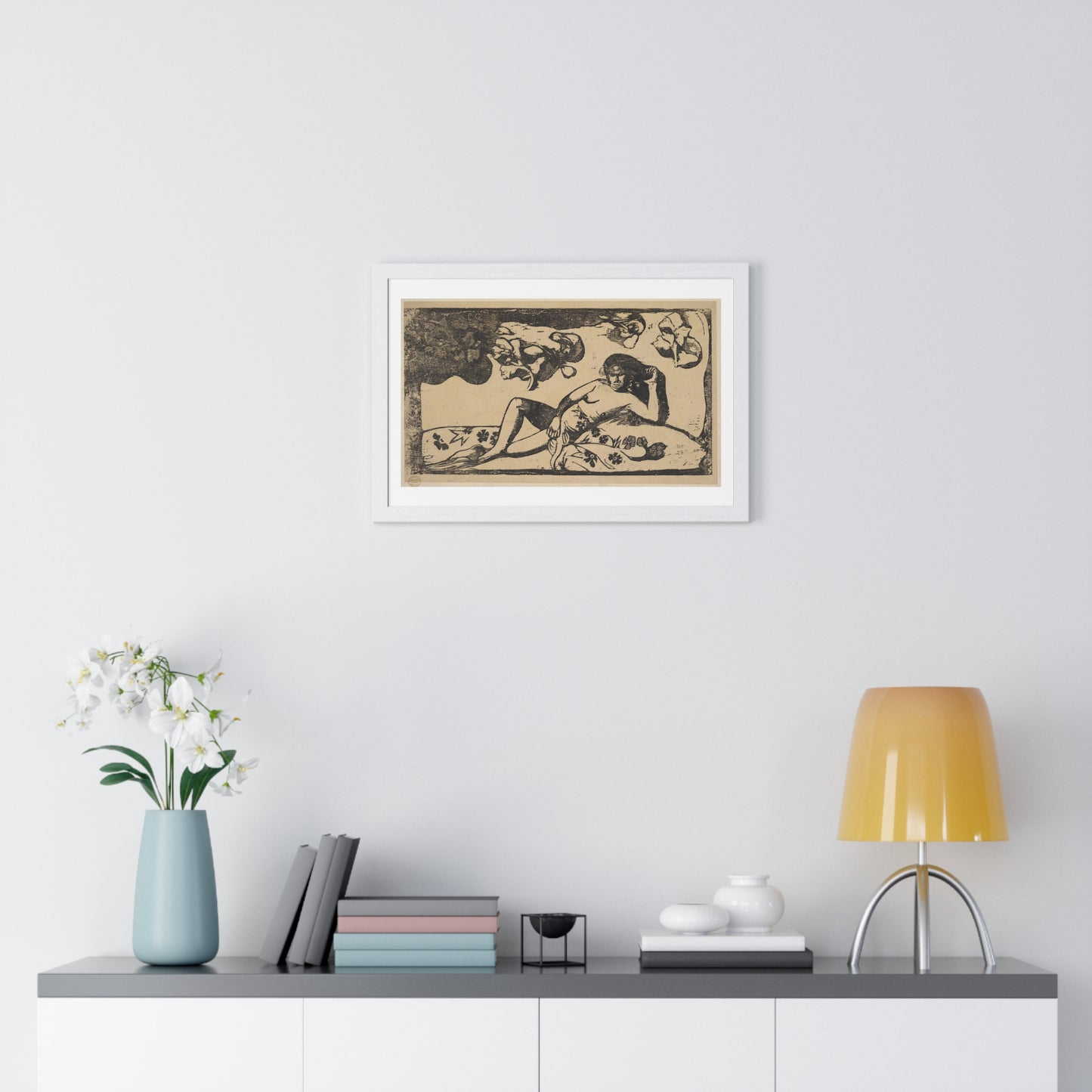 The Queen of Beauty 'Te Arii Vahine' (1898) by Paul Gauguin, from the Original, Framed Print