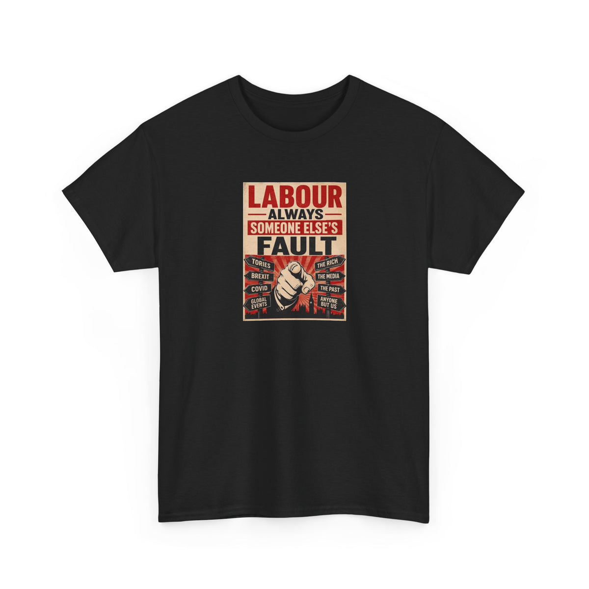 Labour: It's Always Someone Else's Fault, Politics T-Shirt