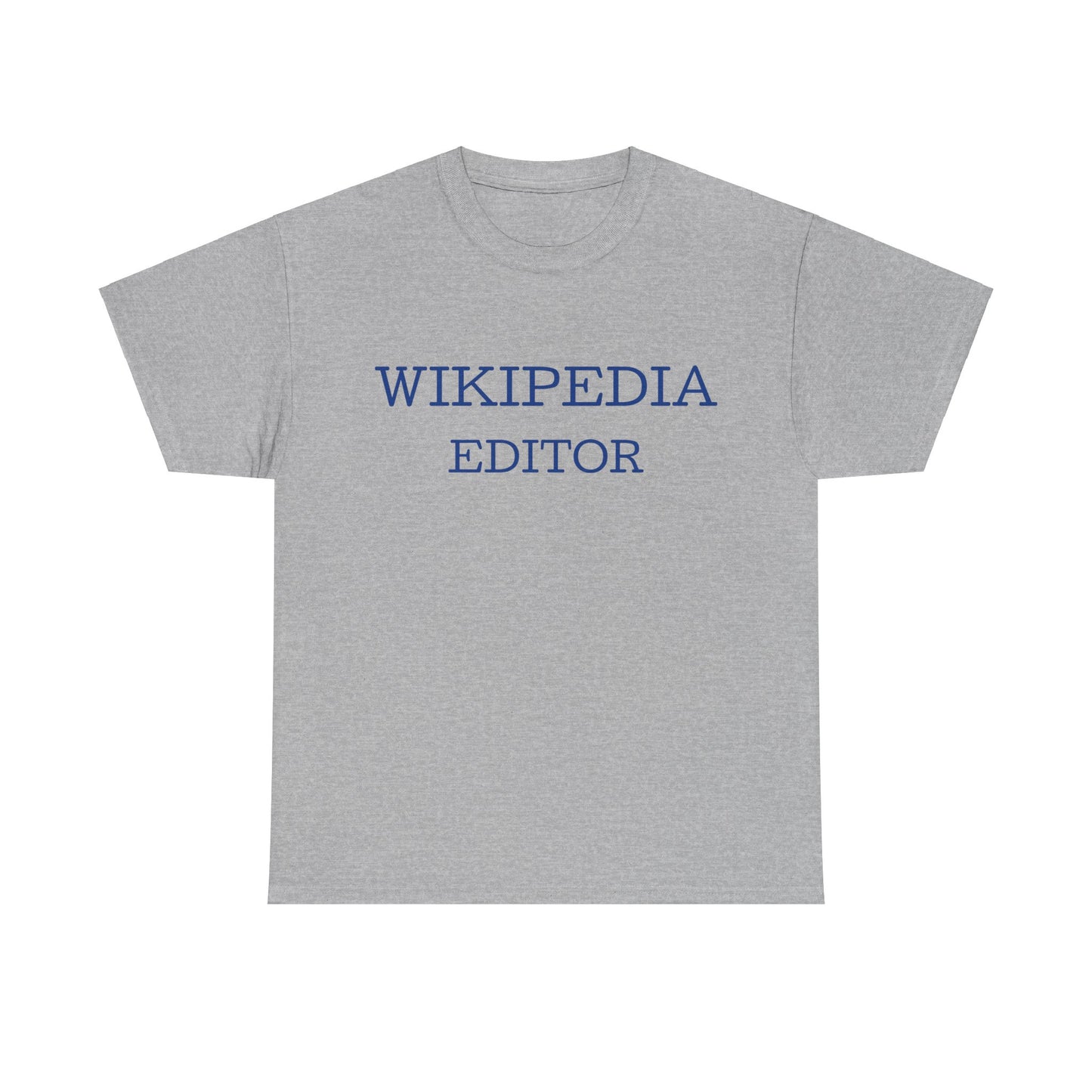 Wikipedia Editor Cotton T-Shirt