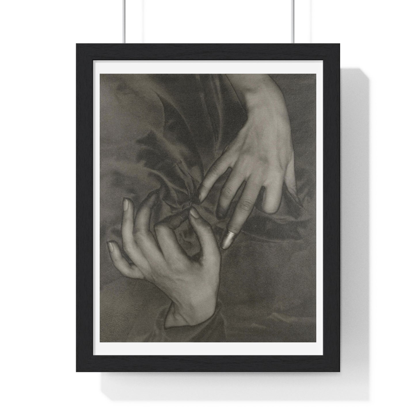 Georgia O’Keeffe Hands and Thimble (1919) by Alfred Stieglitz from the Original, Framed Art Print