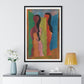 Compositie met Figuren (1944) by Hendrik Nicolaas Werkman, from the Original, Framed Art Print