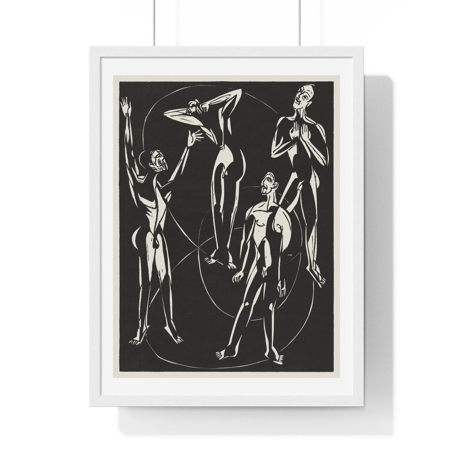 Feelings (1937) by Ernst Ludwig Kirchner from the Original, Framed Art Print