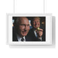 Putin, Trump and the Legend of the Golden Egg, Abstract Art 'Designed by AI' Framed Print