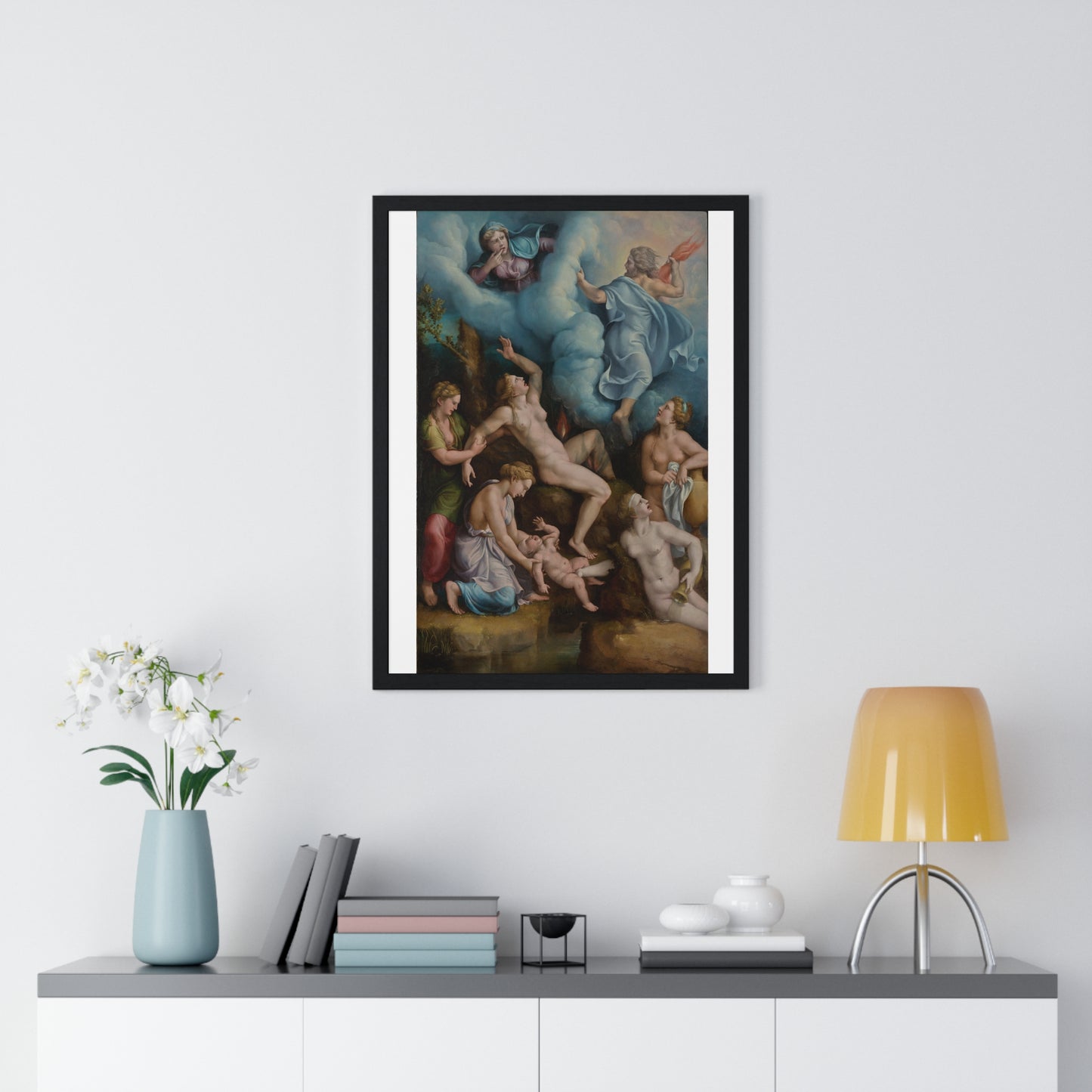 The Birth of Bacchus (circa 1530) by Giulio Romano Giulio Pippi, from the Original, Framed Art Print