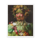 Emperor Rudolf II as Vertumnus (1590) by Giuseppe Arcimboldo, Art Print from the Original on Canvas