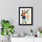 Enjoy Summer More, Read Books (1966) Vintage Poster by Bill Sokol, from the Original, Framed Art Print