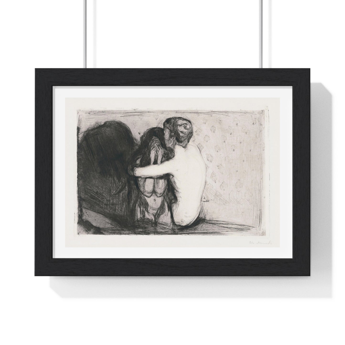 Consolation (1894) by Edvard Munch Framed Art Print