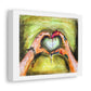 Art Goes To The Heart Art Print on Satin Canvas