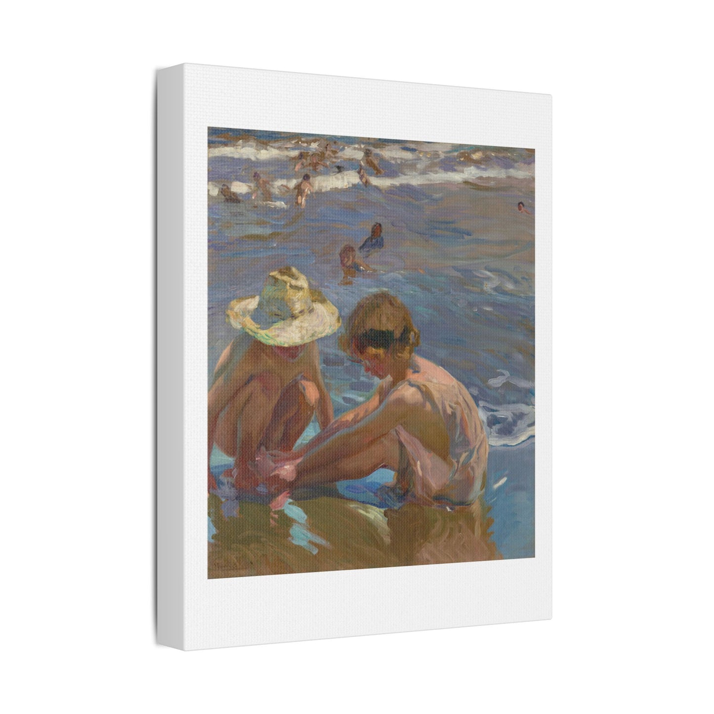The Wounded Foot (1909) by Joaquín Sorolla y Bastida, from the Original, Art Print on Canvas