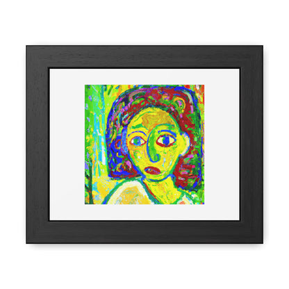 Human Consciousness In The Art Style Of The Impressionists 'Designed by AI'Wooden Framed Print