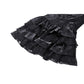 Dark in Love Harriet Punk Shiny Faux Leather Layered Dress