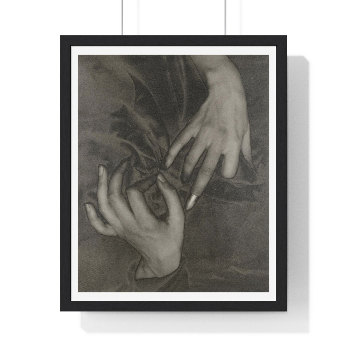 Georgia O’Keeffe Hands and Thimble (1919) by Alfred Stieglitz from the Original, Framed Art Print