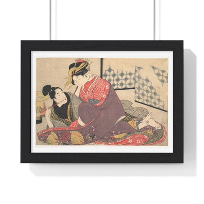 Erotic Print by Utamaro Kitagawa (1754–1806) from the Original, Framed Art Print