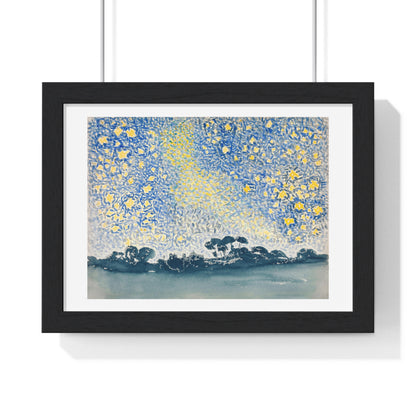 Landscape with Stars (1905–1908) by Henri-Edmond Cross, from the Original, Framed Art Print