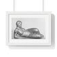 Model Study, Lying Nude Woman Without Arms, from the Original, Framed Art Print