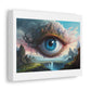 Human Eye is the Window to the World, Abstract Art V 'Designed by AI' Print on Canvas