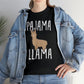 Pyjama Llama Heavy Cotton T-Shirt Quirky Women's Men's