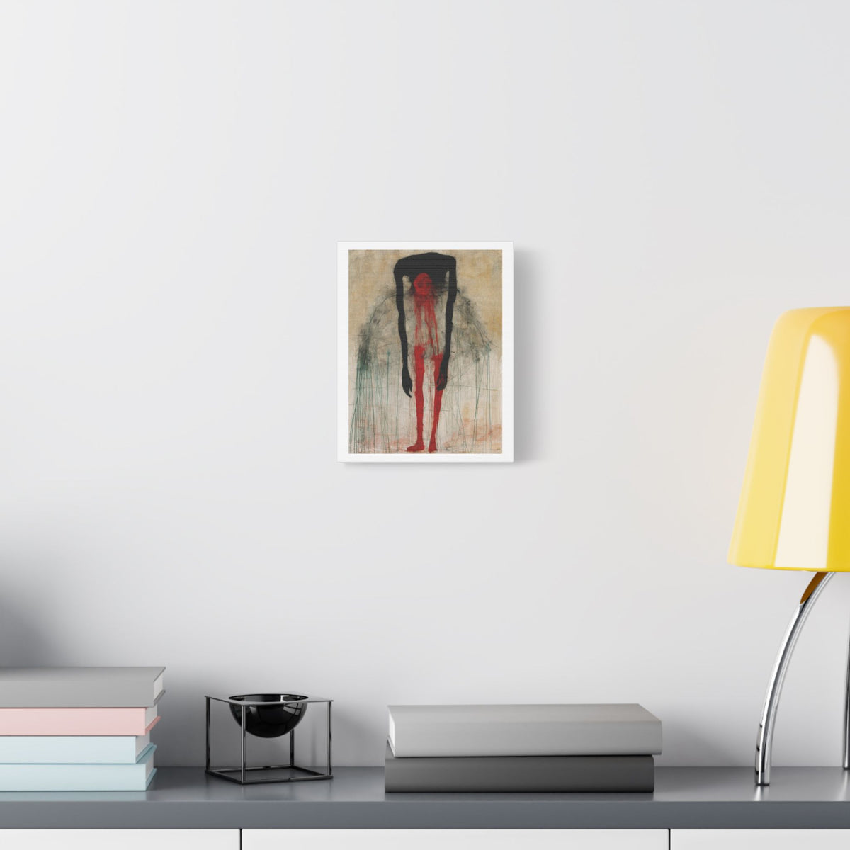 Ballerina, Neo-Surrealism, Art Print on Satin Canvas, Stretched