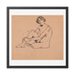 Nude Seated (circa 1910) by Albert Marquet, from the Original, Wooden Framed Print