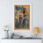 Allegorical Figures (1868-1915) by René Piot, from the Original, Wooden Framed Print