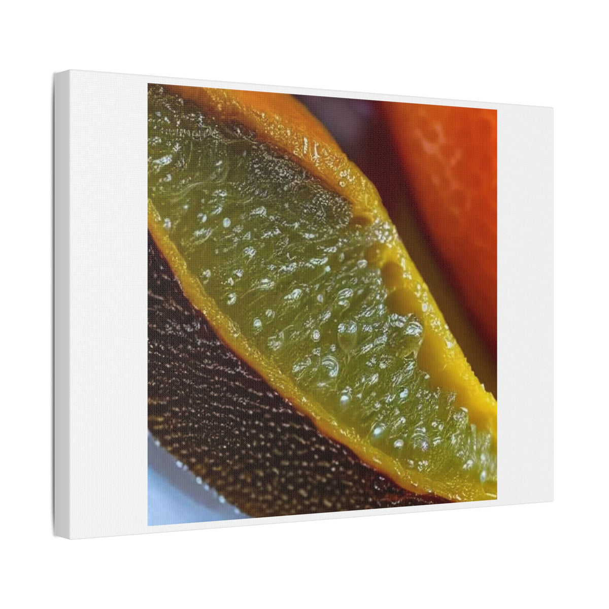 Abstract Citrus Fruits, Decor Art Print on Canvas