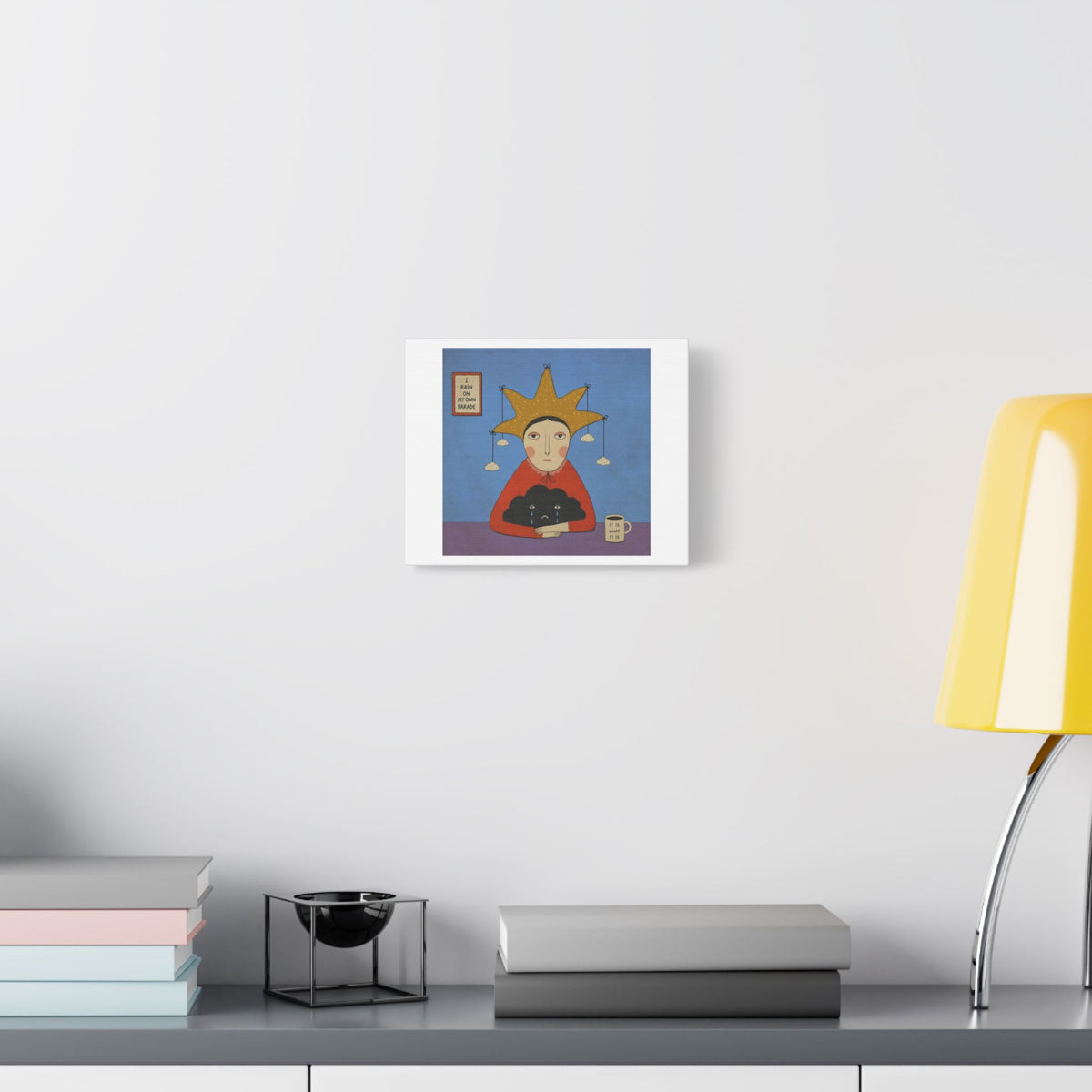 It is What it is, Cartoon Art Print on Canvas