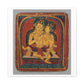 Initiation Card 'Tsakali' Akashagarbha (circa 1420), Tibet, Art Print from the Original on Canvas