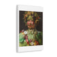 Emperor Rudolf II as Vertumnus (1590) by Giuseppe Arcimboldo, Art Print from the Original on Canvas