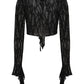 Banned Apparel Seraphina Mesh Top in Black