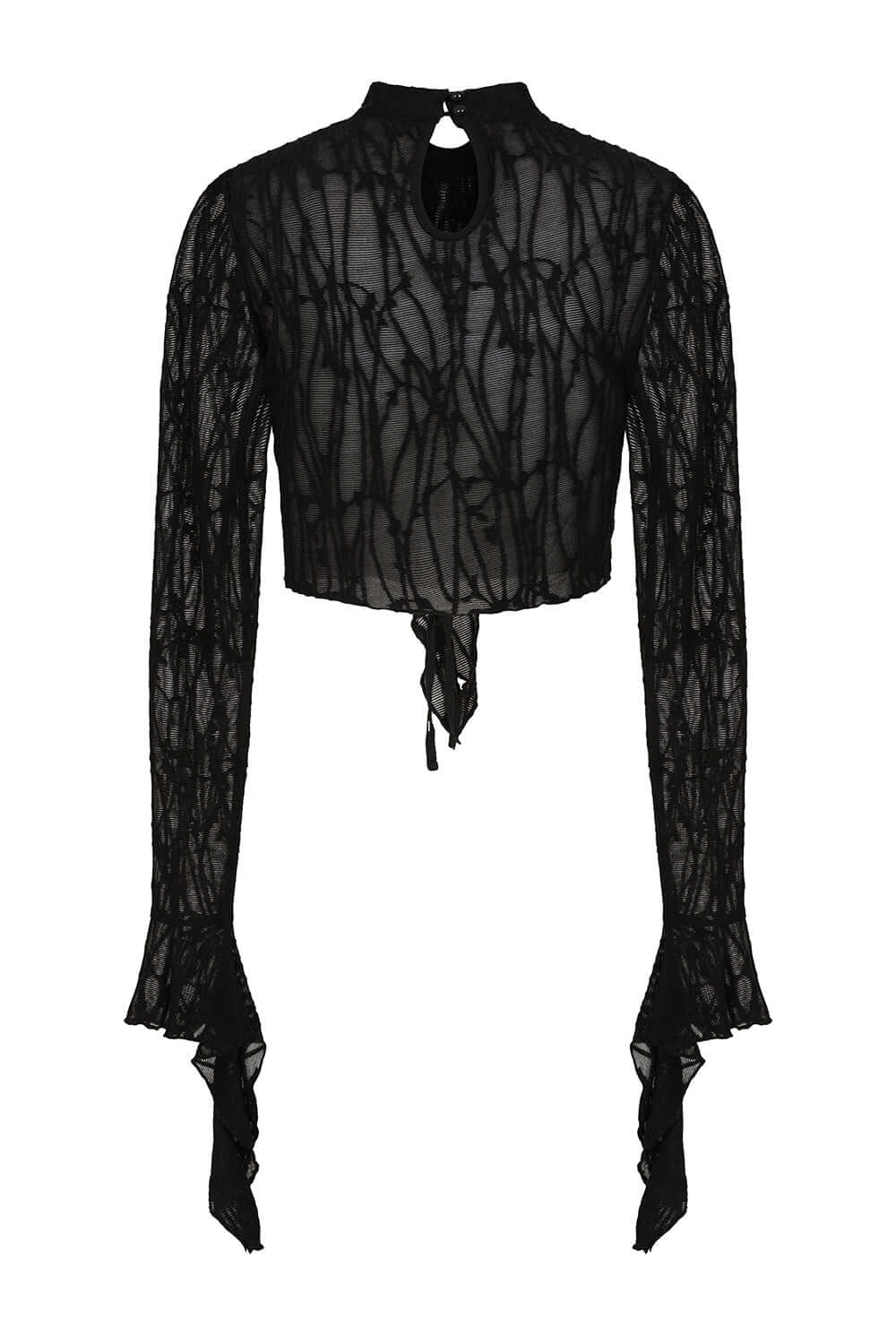 Banned Apparel Seraphina Mesh Top in Black