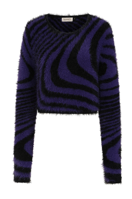 Banned Apparel Daphne Cropped Cut Jumper