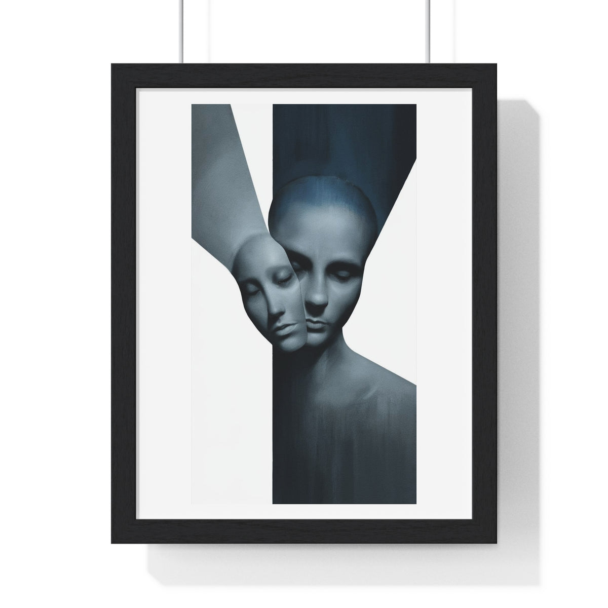 Two Women, Large Decor Art, Framed Print