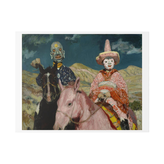 How the West Was Won III 'Designed by AI' Canvas Art Print
