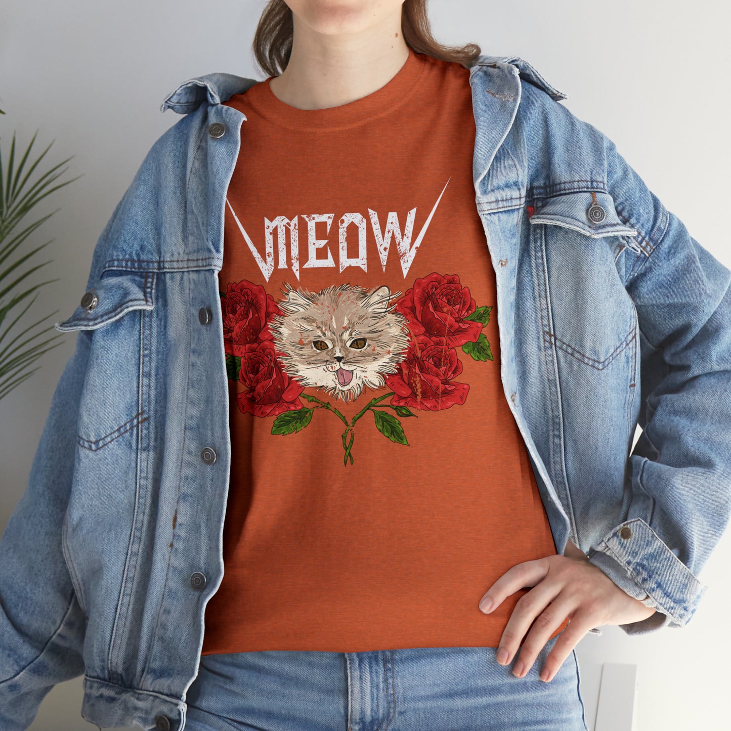 Meow! Cat Design T-Shirt