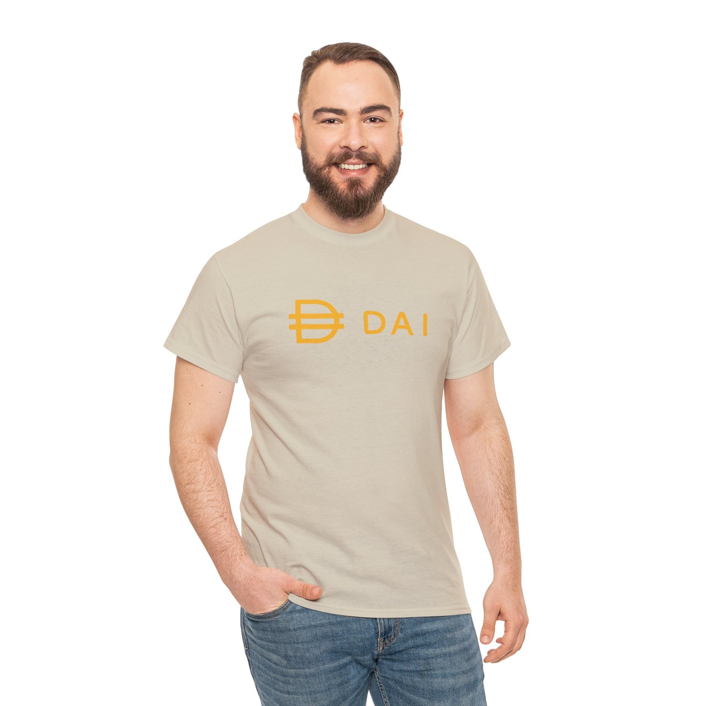 Dai #DAI Crypto Unisex Heavy Cotton T-Shirt