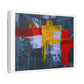Bold Abstract Palette Knife Painting, Canvas Art Print